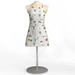 Förkläden<Arvidssons textil Pippi på cirkus offwhite - barnförkläde