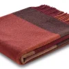 Ullplädar<Biederlack Pleasant ruby ullpläd
