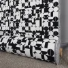 Mönstrade Möbeltyger<Nordisk Textil Pop vit-svart gobelängtyg