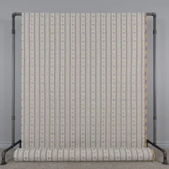 Randiga Möbeltyger|Mönstrade Möbeltyger<Nordisk Textil Portugal beige randigt stiltyg för möbelklädsel