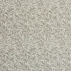 Arts & Crafts Tyger|Gardintyger Mönstrade<Jakobsdals Ramas beige tyg med kvistar och blad