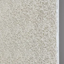 Arts & Crafts Tyger|Gardintyger Mönstrade<Jakobsdals Ramas beige tyg med kvistar och blad