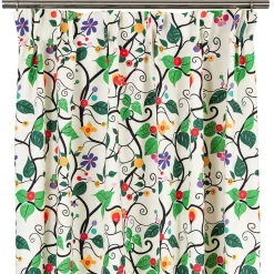 Gardiner Mönstrade<Nordisk Textil Rauma Garden gardiner – Färgstark gardin med lekfullt blommönster