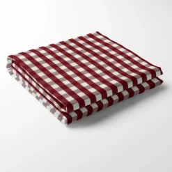 Juldukar|Bordsduk<Nordisk Textil Röd rutig bordsduk Dewon