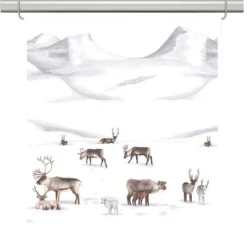 Julgardiner|Panelgardiner<Arvidssons textil Renfjället vit panelgardiner