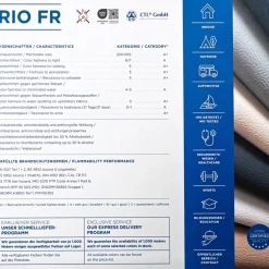 Enfärgade Fuskskinn<Nordisk Textil RIO Petrol Fuskskinn | Certifierad, Slitstarkt & lättskött