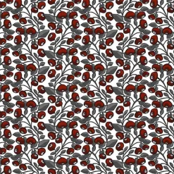 Arvidssons Textil<Arvidssons textil Ris röd-grå tyg