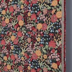 Blommiga Möbeltyger|Mönstrade Möbeltyger<Arvidssons textil Romantic svart jacquard