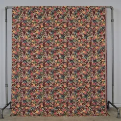 Blommiga Möbeltyger|Mönstrade Möbeltyger<Arvidssons textil Romantic svart jacquard