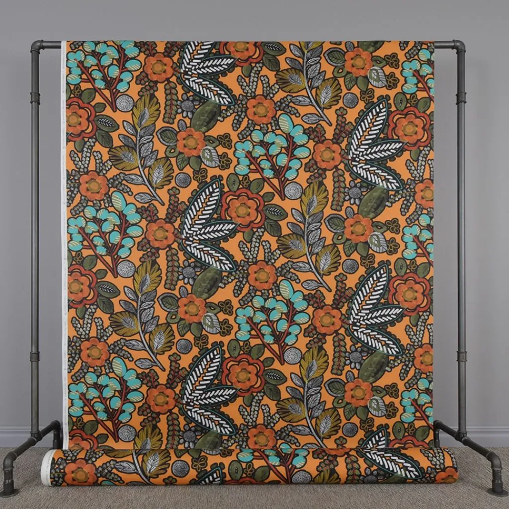 Gardintyger Mönstrade<Nordisk Textil Sanza tyg