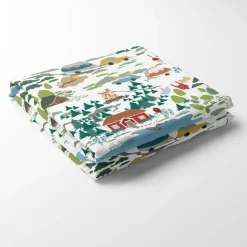 Bordsduk<Arvidssons textil Semester vit bordsduk