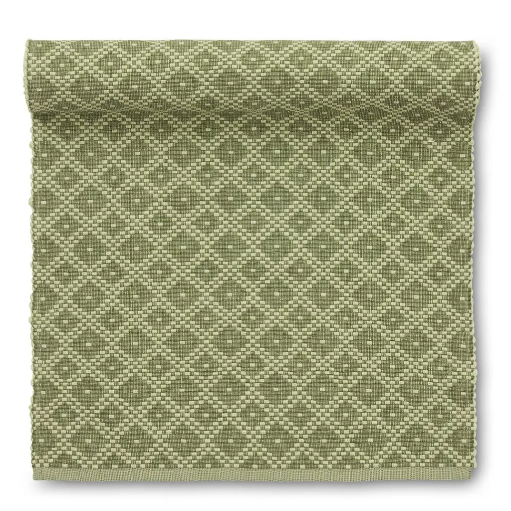 Bordslöpare<Jakobsdals Seretta grön löpare 35x120 cm