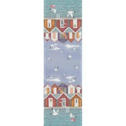 Bordslöpare|Ekelund Löpare<Ekelund Sjöbod löpare 35x120 - s Linneväveri