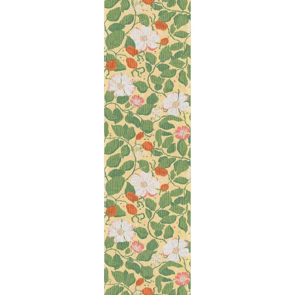Bordslöpare|Ekelund Löpare<Ekelund Skogsblom löpare 35x120 - s Linneväveri