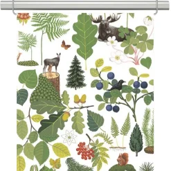 Panelgardiner<Arvidssons textil Skogsliv panelgardiner
