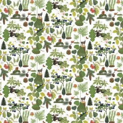 Gardintyger Mönstrade|Arvidssons Textil<Arvidssons textil Skogsliv tyg
