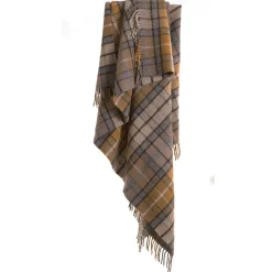 Ullplädar<Tweedmill textiles Skotskrutig ullpläd Natural Buchanan, 100% Ull, 150x183 cm