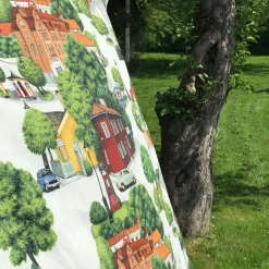 Gardintyger Mönstrade|Arvidssons Textil<Arvidssons textil Sommarstad tyg