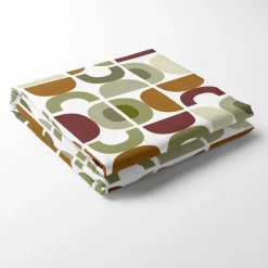Bordsduk<Arvidssons textil Spiraldans beige bordsduk