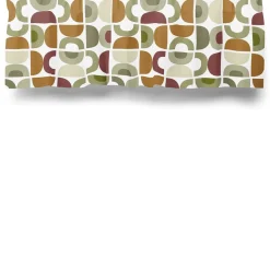 Gardinkappor Mönstrade<Arvidssons textil Spiraldans beige gardinkappa metervara