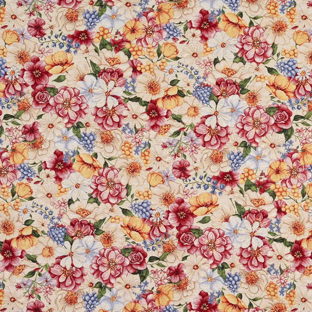Blommiga Möbeltyger|Mönstrade Möbeltyger< Spring Bloom gobeläng