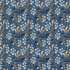 Gardintyger Mönstrade|Arvidssons Textil<Arvidssons textil Stjärnspeja blå tyg