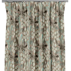 Gardiner Mönstrade<Arvidssons textil Stjärnspeja khaki gardiner