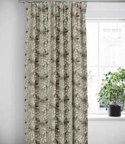 Gardiner Mönstrade<Arvidssons textil Stjärnspeja khaki gardiner