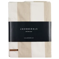 Bordsduk|Textilvaxduk< Striato beige randig textilvaxduk – praktisk bordsduk
