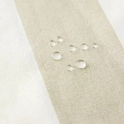 Bordsduk|Textilvaxduk< Striato beige randig textilvaxduk – praktisk bordsduk