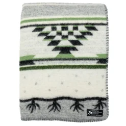 Ullfiltar<Kerstin Landström Design Sundborn grön ullfilt 130x180cm -