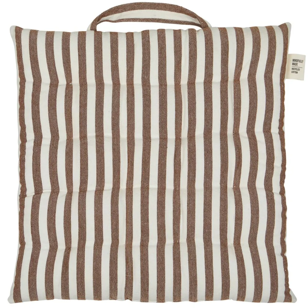 Sittunderlag<Fondaco Svea cognac sittdyna med handtag