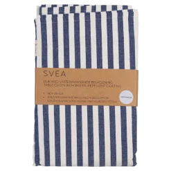 Bordsduk<Fondaco Svea denim textilvaxduk – Randig vattenavvisande duk