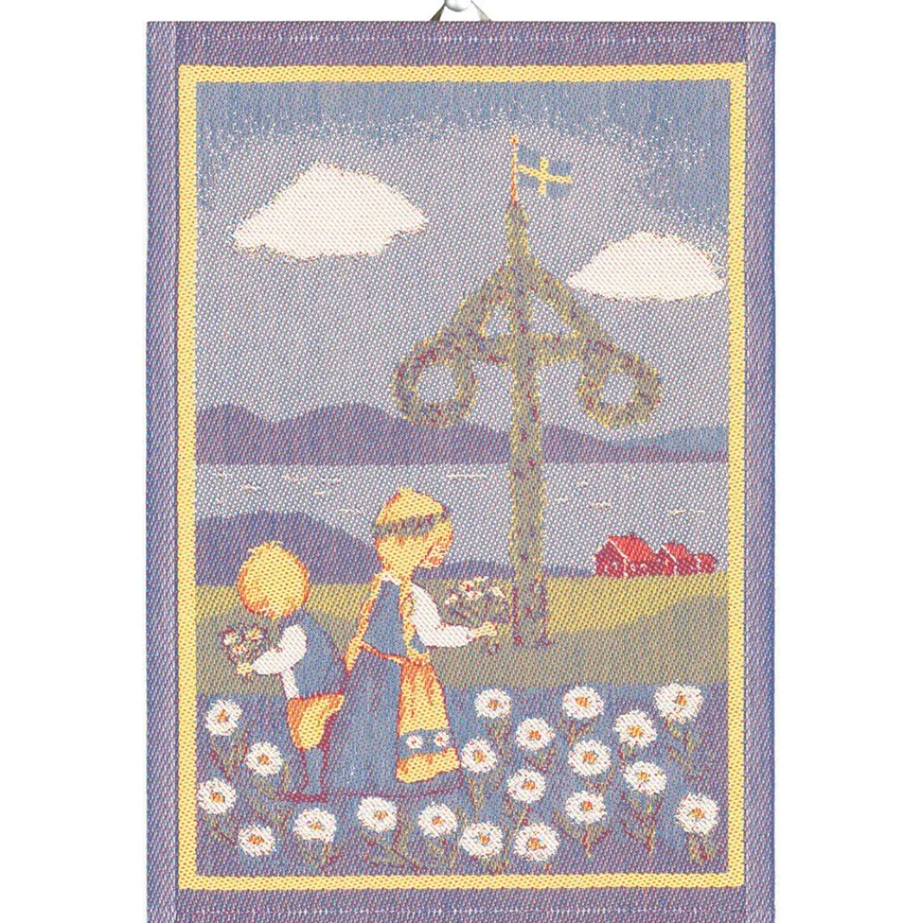 Kökshandduk<Ekelund Svensk sommar kökshandduk 35X50 - s Linneväveri