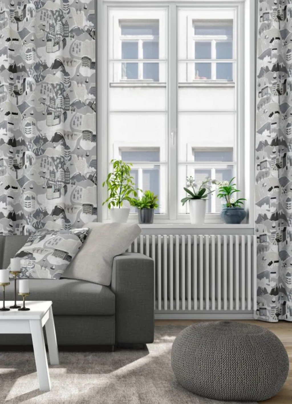 Gardintyger Mönstrade|Arvidssons Textil<Arvidssons textil Sverigeresan beige tyg