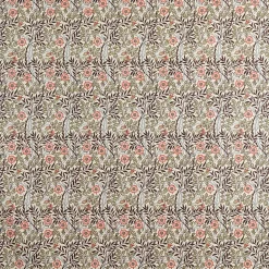 Arts & Crafts Tyger|Gardintyger Mönstrade<Nordisk Textil Sweet flower brun-grön tyg