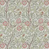 Arts & Crafts Tyger|Gardintyger Mönstrade< Sweet flower vinröd tyg