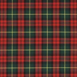 Rutor & Ränder< Tartan grön-röd skotskrutigt tyg