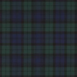 Rutor & Ränder< Tartan mörkblå skotskrutigt tyg