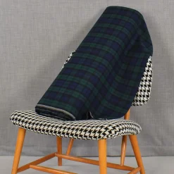 Rutor & Ränder< Tartan mörkblå skotskrutigt tyg