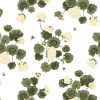 Textilvaxduk<Arvidssons textil Textilvaxduk Astrid gul pelargoner