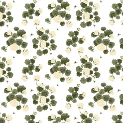 Textilvaxduk<Arvidssons textil Textilvaxduk Astrid gul pelargoner