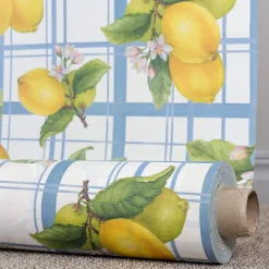 Textilvaxduk<Nordisk Textil Textilvaxduk Citron CTC
