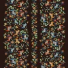 Textilvaxduk<Arvidssons textil Textilvaxduk Leksand bård svart med traditionellt dalahästmönster