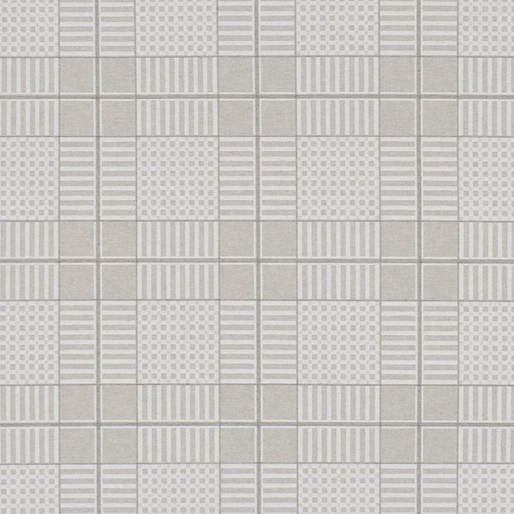 Textilvaxduk<Jakobsdals Textilvaxduk ruta beige