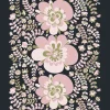 Textilvaxduk<Arvidssons textil Textilvaxduk Viveka svart-rosa
