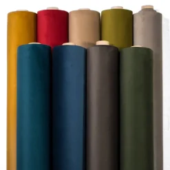 Möbelsammet|Enfärgade Möbeltyger<Nordisk Textil Tiffany Blue möbelsammet – Slitstark & Lyxig