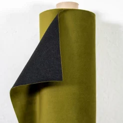 Möbelsammet|Enfärgade Möbeltyger<Nordisk Textil Tiffany Olive möbelsammet – Slitstark & Lyxig