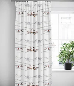 Gardiner Mönstrade|Julgardiner<Arvidssons textil Tomteland gardiner