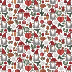 Juldukar|Bordsduk<Arvidssons textil Tomteskogen bordsduk